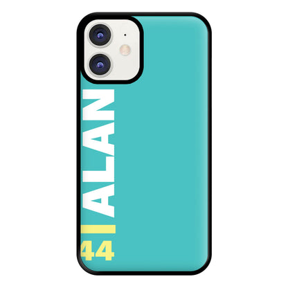 Personalised F1 Driver Blue Phone Case for iPhone 11