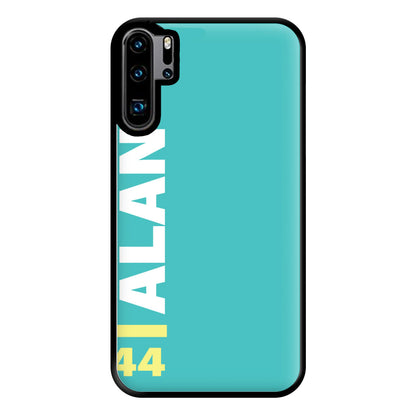 Personalised F1 Driver Blue Phone Case for Huawei P30 Pro