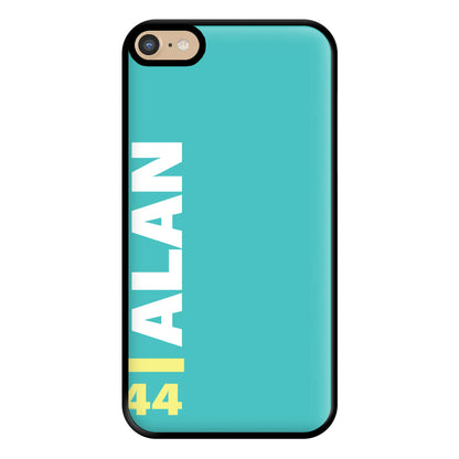 Personalised F1 Driver Blue Phone Case for iPhone 6 Plus / 7 Plus / 8 Plus