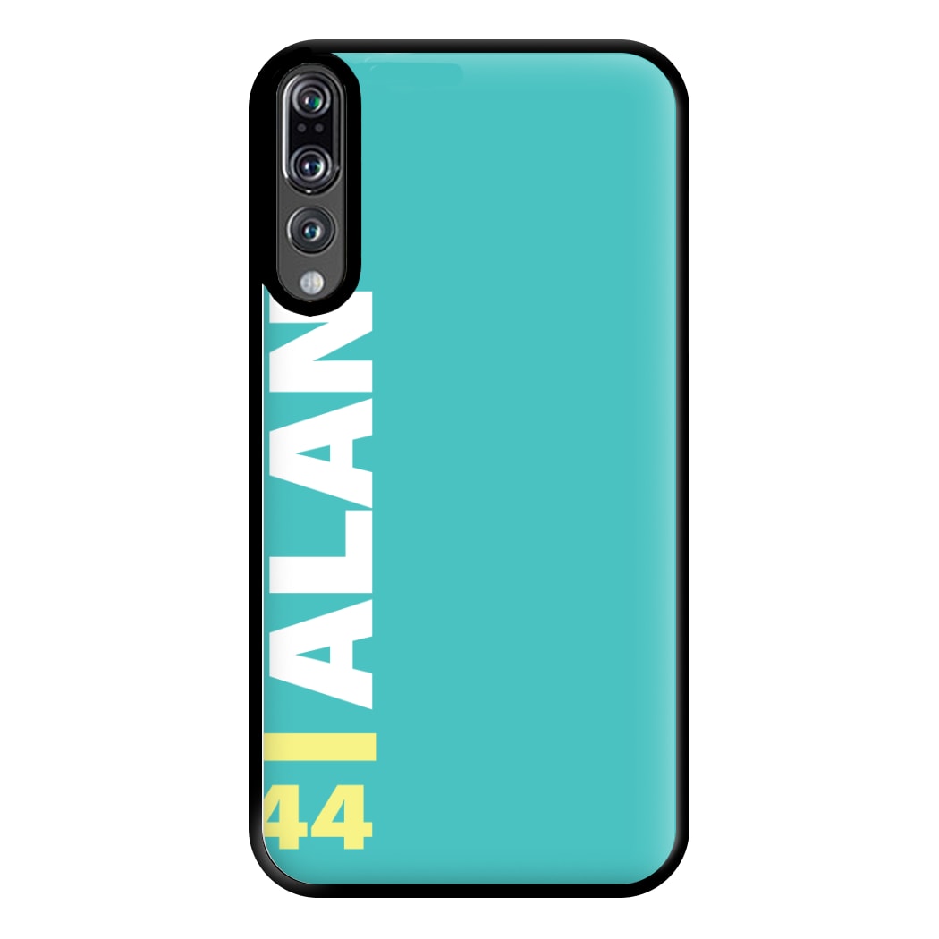 Personalised F1 Driver Blue Phone Case for Huawei P20 Pro