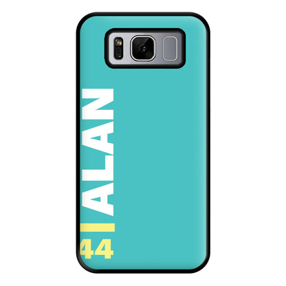 Personalised F1 Driver Blue Phone Case for Galaxy S8 Plus