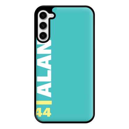 Personalised F1 Driver Blue Phone Case for Galaxy S23 Plus