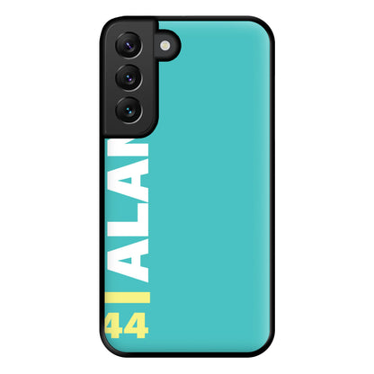 Personalised F1 Driver Blue Phone Case for Galaxy S22 Plus