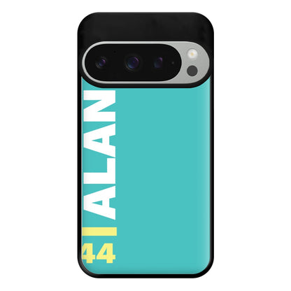 Personalised F1 Driver Blue Phone Case for Google Pixel 9 Pro XL