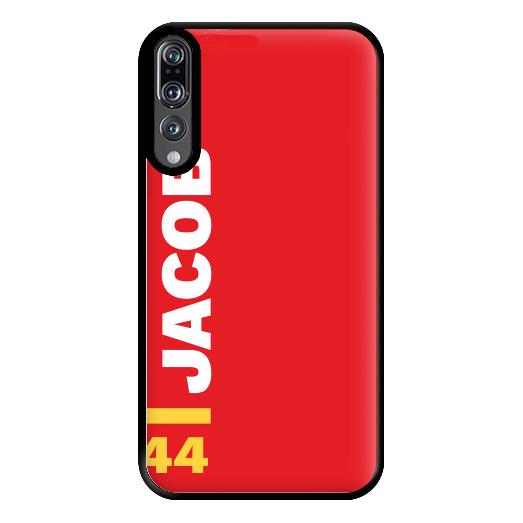 Personalised F1 Driver Red Phone Case for Huawei P20 Pro