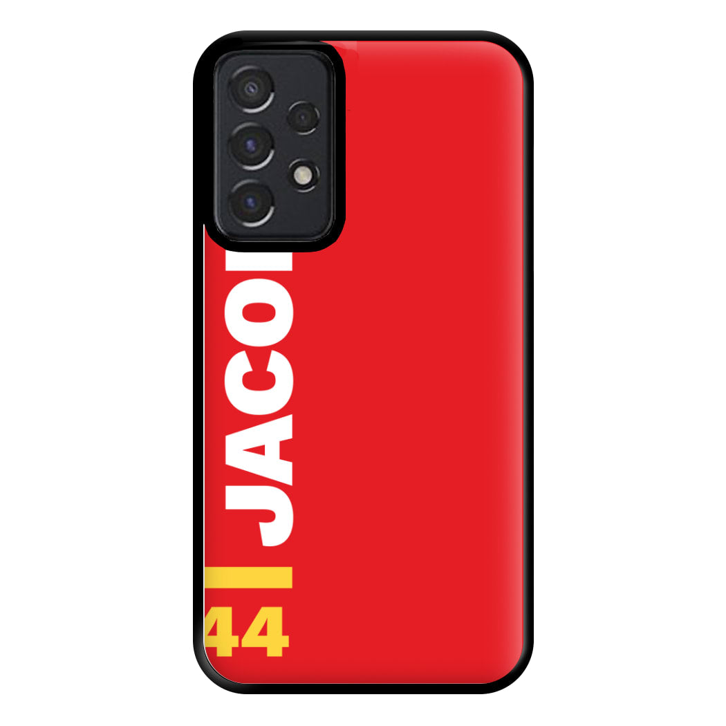 Personalised F1 Driver Red Phone Case for Galaxy A52 / A52s