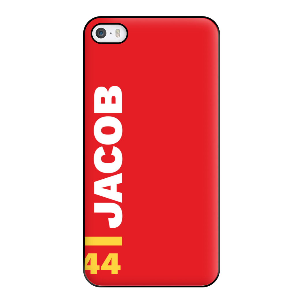 Personalised F1 Driver Red Phone Case for iPhone 5 / 5s / SE 2016