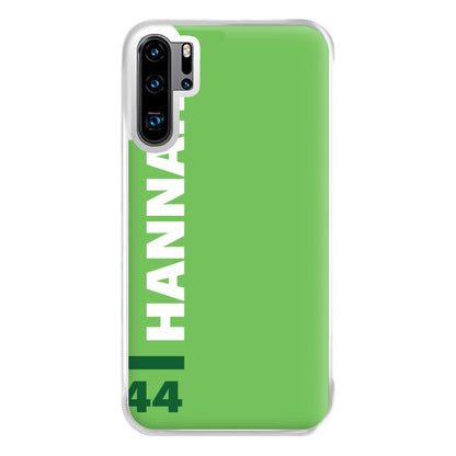 Personalised F1 Driver Green Phone Case for Huawei P30 Pro