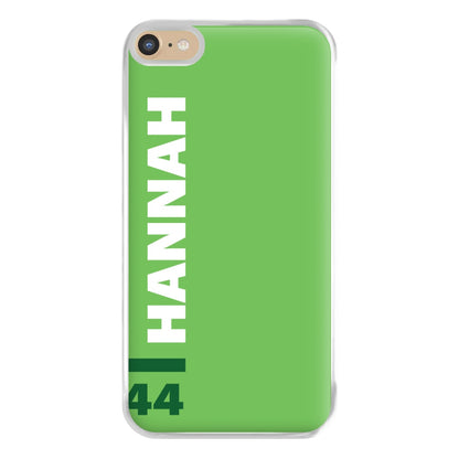 Personalised F1 Driver Green Phone Case for iPhone 6 Plus / 7 Plus / 8 Plus