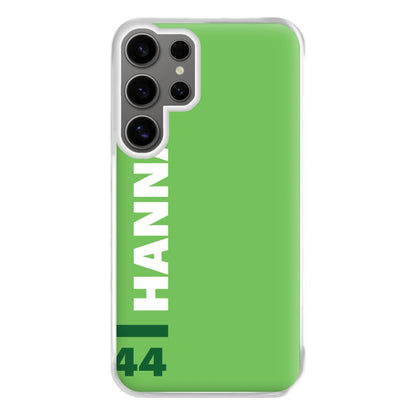 Personalised F1 Driver Green Phone Case for Galaxy S24 Ultra