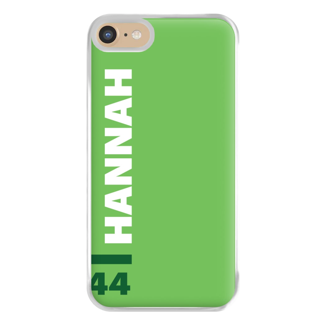 Personalised F1 Driver Green Phone Case for iPhone 6 / 7 / 8 / SE