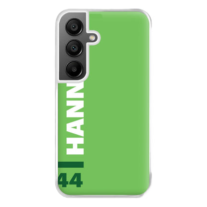 Personalised F1 Driver Green Phone Case for Galaxy A55