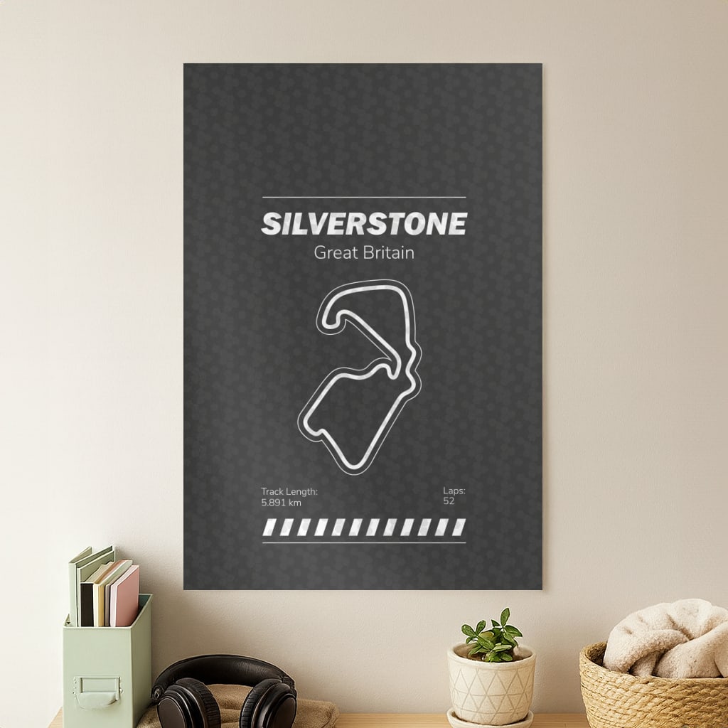 Silverstone Circuit Poster