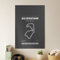 Silverstone Circuit Poster