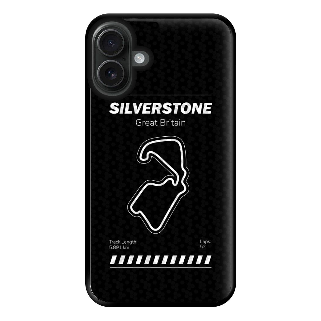 Silverstone Circuit Phone Case for iPhone 16 Plus