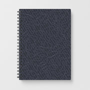 Track Outlines Gray Notebook 1