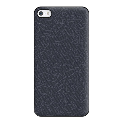 Track Outlines Gray Phone Case for iPhone 5 / 5s / SE 2016