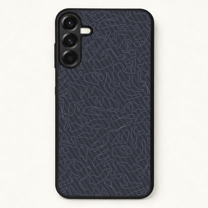 Track Outlines Gray Phone Case for Galaxy A37