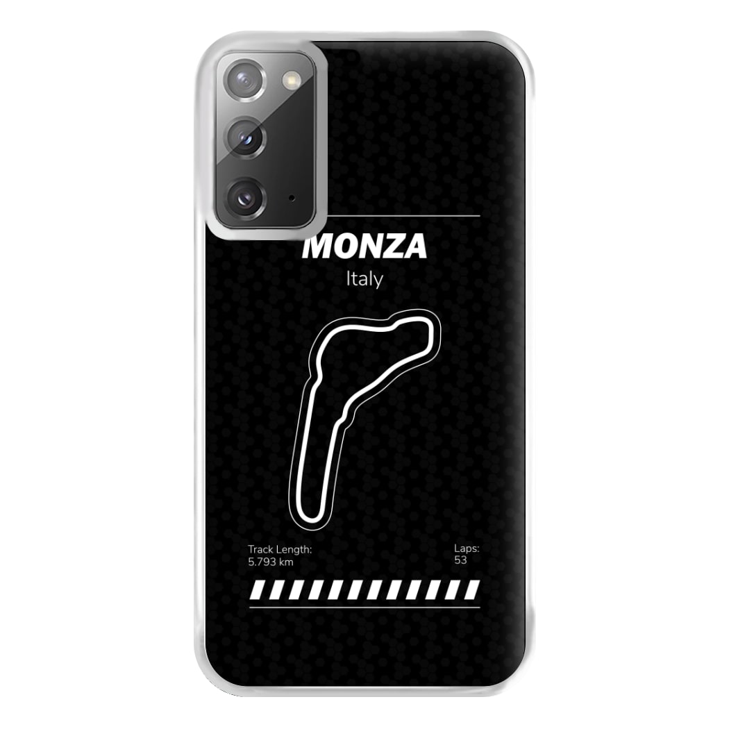 Monza Circuit Phone Case for Galaxy Note 20 Ultra