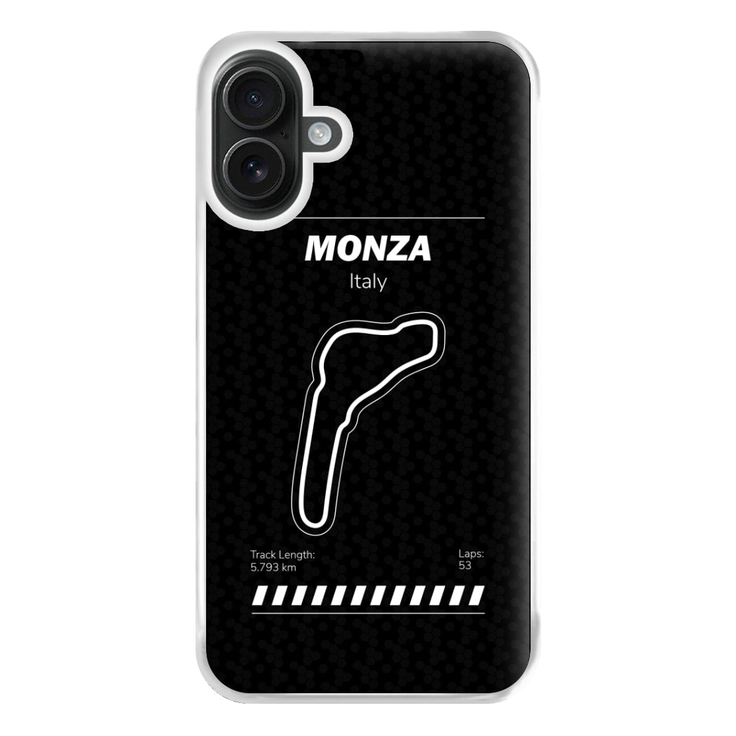 Monza Circuit Phone Case for iPhone 16 Plus