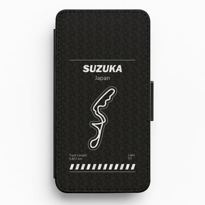 Suzuka Circuit Flip / Wallet Phone Case