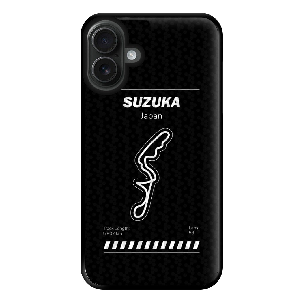 Suzuka Circuit Phone Case for iPhone 16 Plus