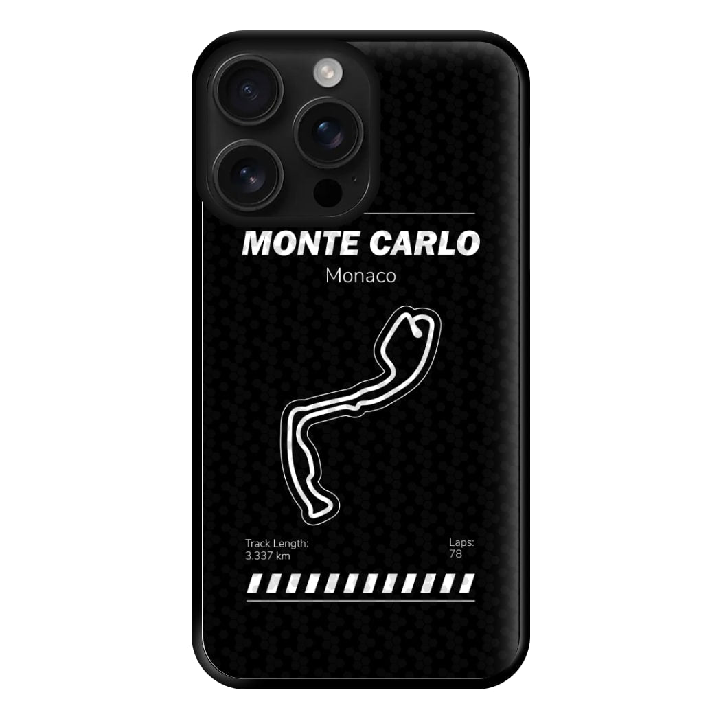 Monte Carlo Circuit Phone Case for iPhone 16 Pro Max