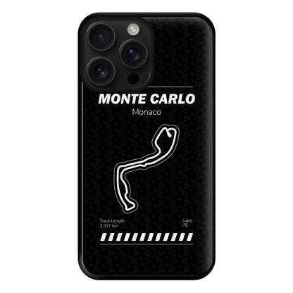 Monte Carlo Circuit Phone Case for iPhone 16 Pro Max