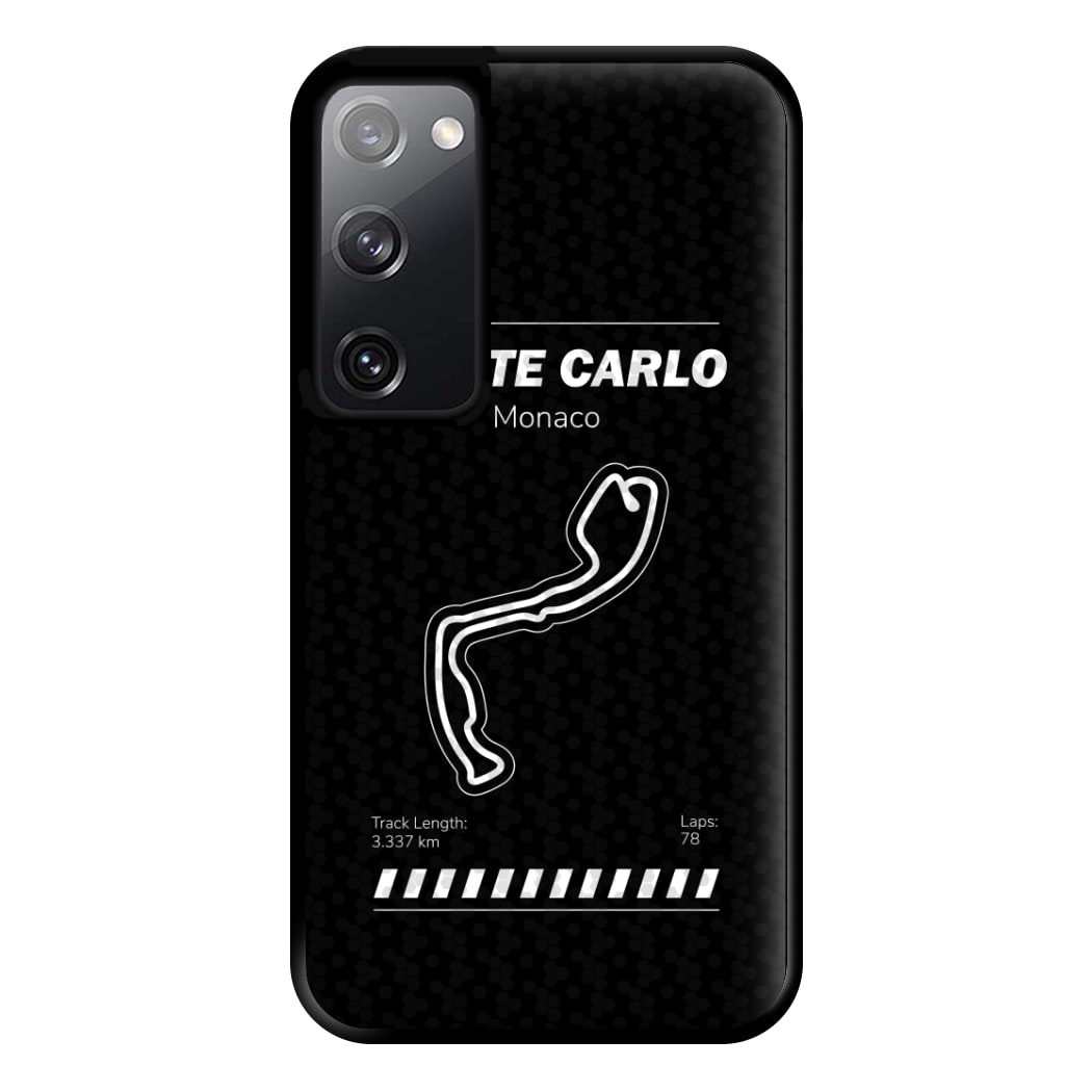 Monte Carlo Circuit Phone Case for Galaxy S20