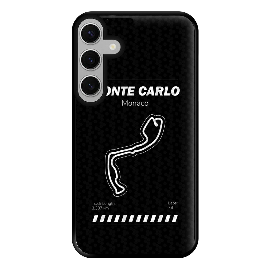 Monte Carlo Circuit Phone Case for Galaxy S24FE