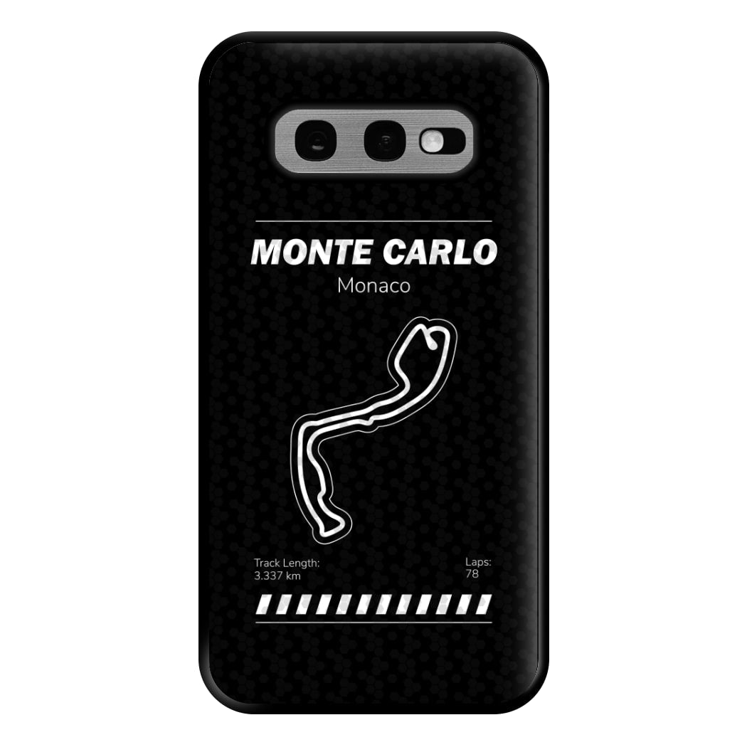 Monte Carlo Circuit Phone Case for Galaxy S10e