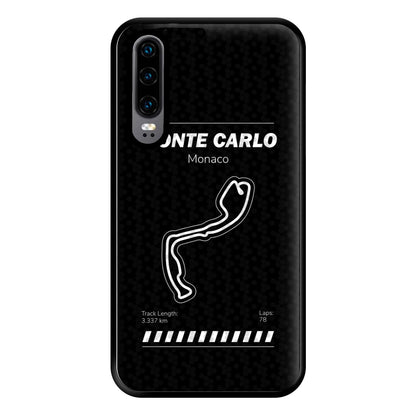 Monte Carlo Circuit Phone Case for Huawei P30