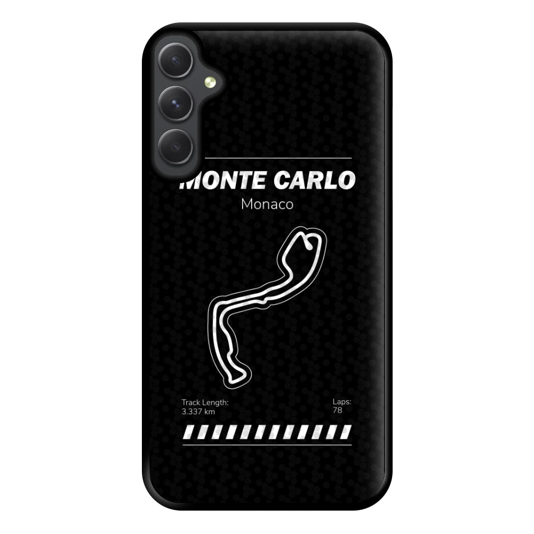 Monte Carlo Circuit Phone Case for Galaxy A54