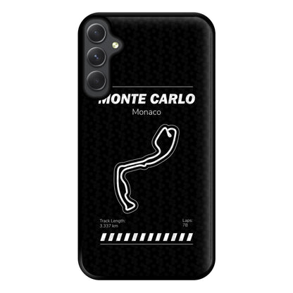 Monte Carlo Circuit Phone Case for Galaxy A54