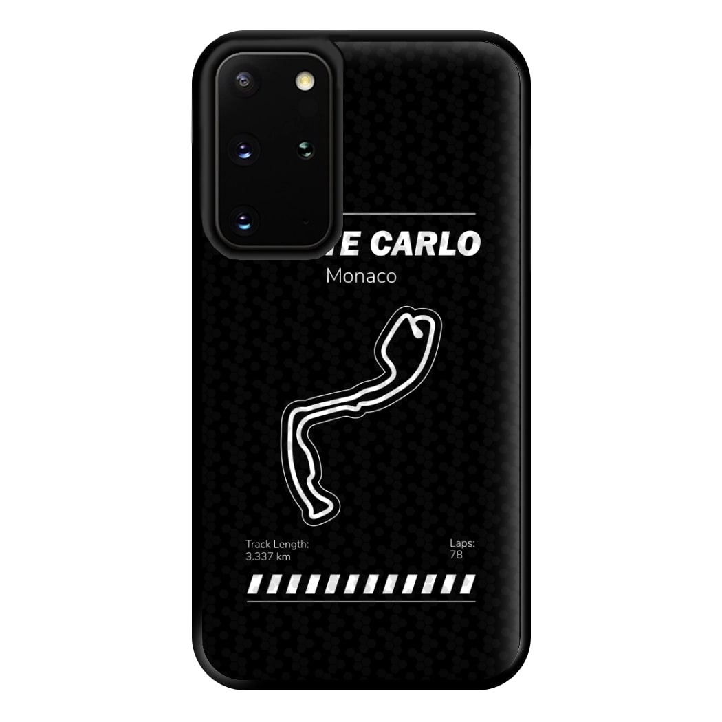 Monte Carlo Circuit Phone Case for Galaxy S20 Plus