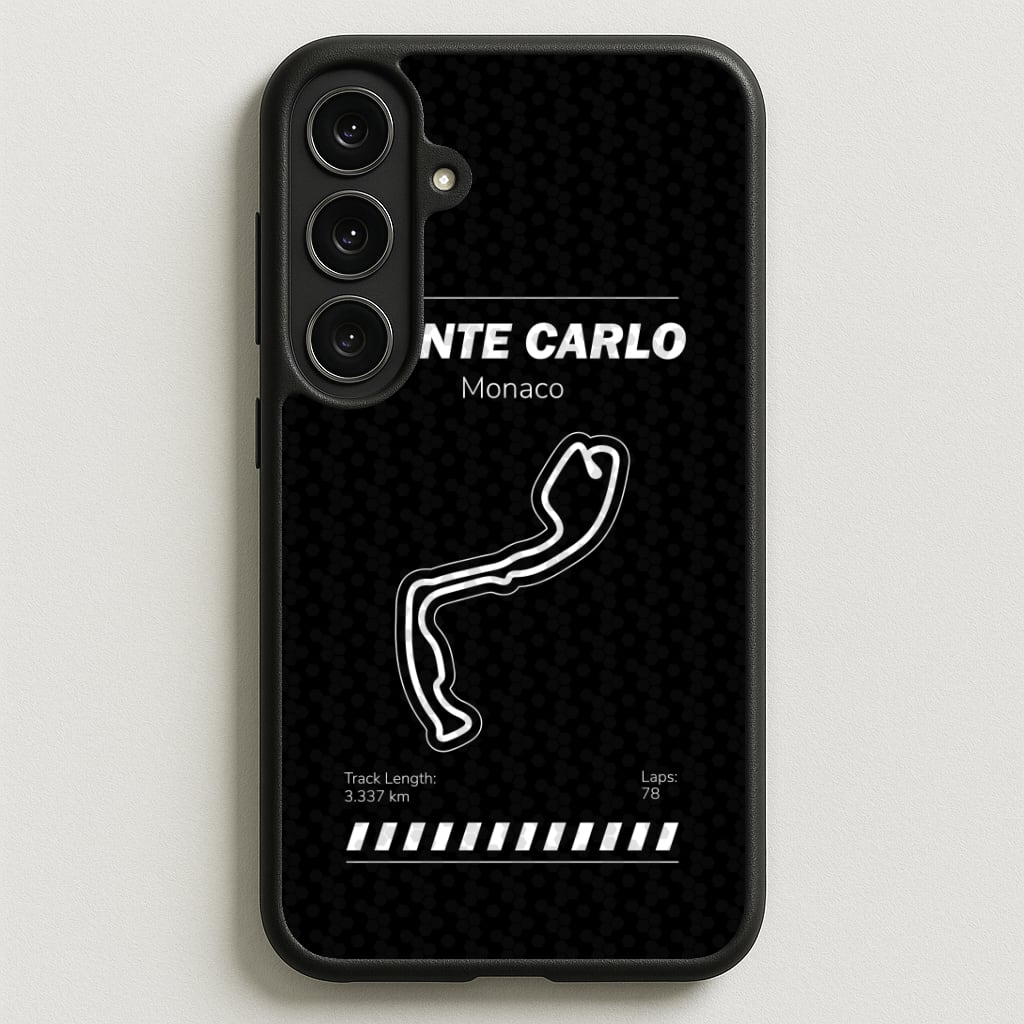 Monte Carlo Circuit Phone Case for Galaxy S25FE