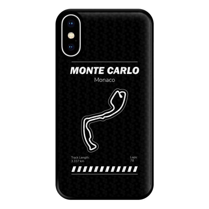 Monte Carlo Circuit Phone Case for iPhone XS Max