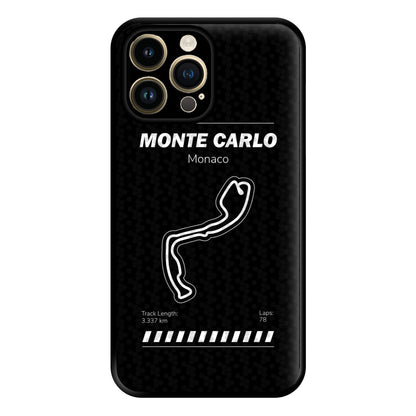 Monte Carlo Circuit Phone Case for iPhone 14 Pro Max