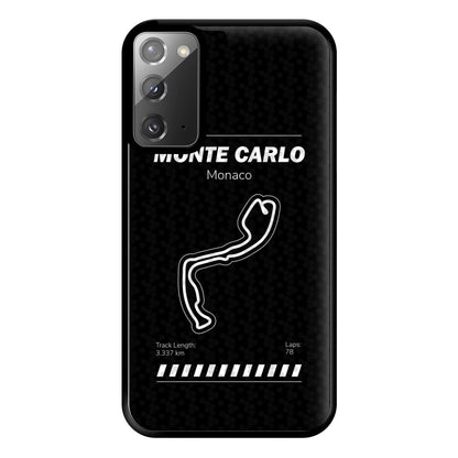 Monte Carlo Circuit Phone Case for Galaxy Note 20 Ultra