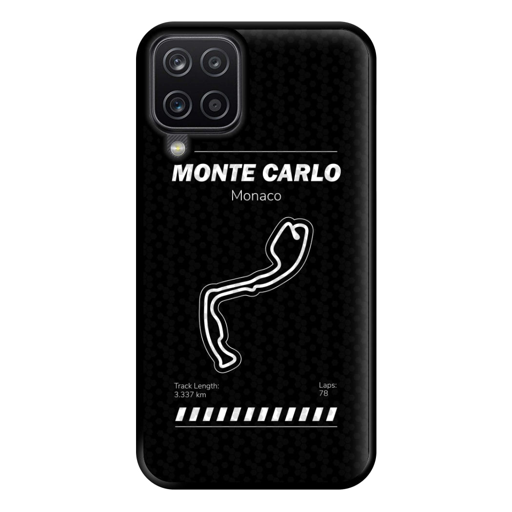 Monte Carlo Circuit Phone Case for Galaxy A12