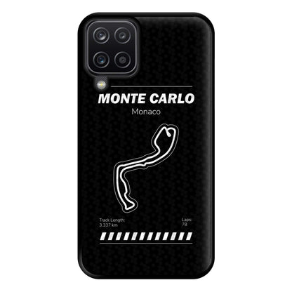 Monte Carlo Circuit Phone Case for Galaxy A12