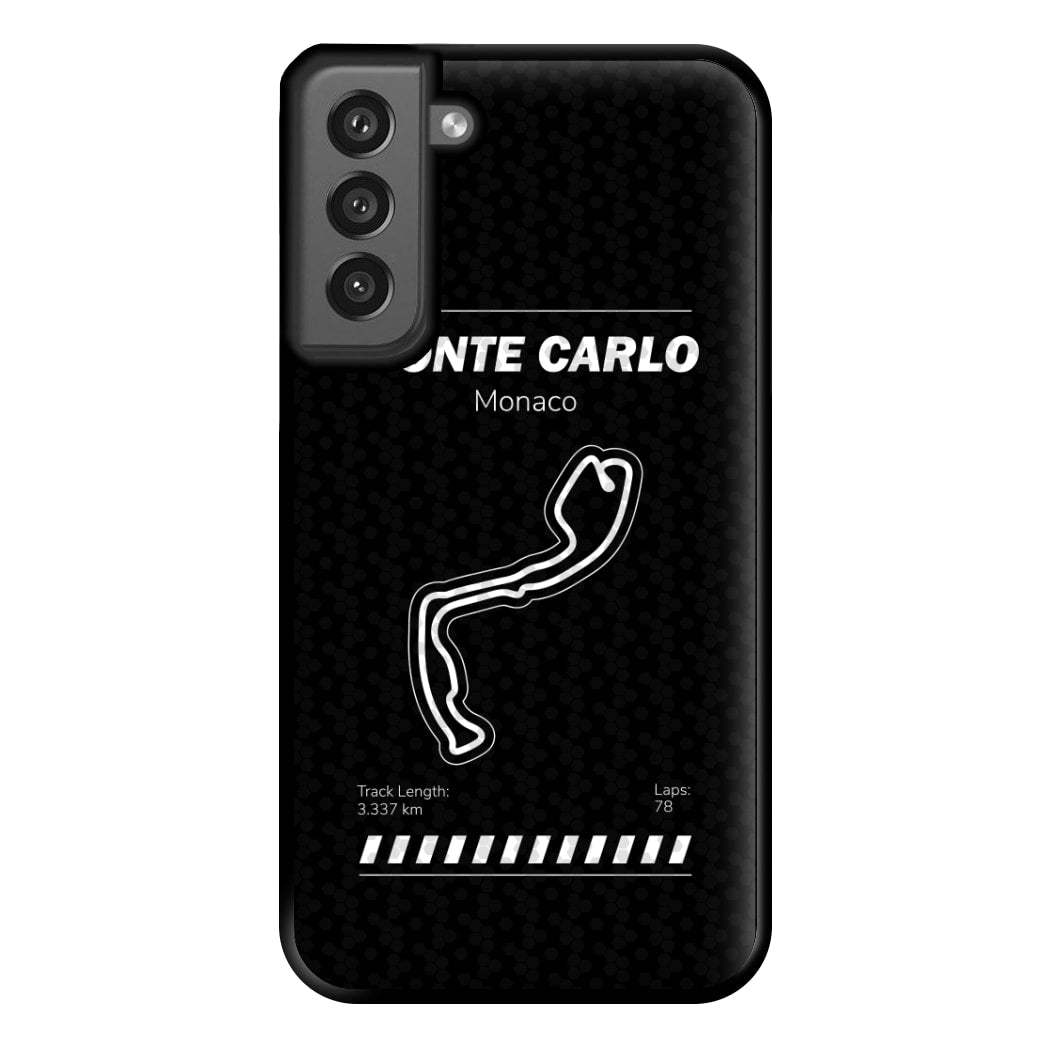 Monte Carlo Circuit Phone Case for Galaxy S21FE