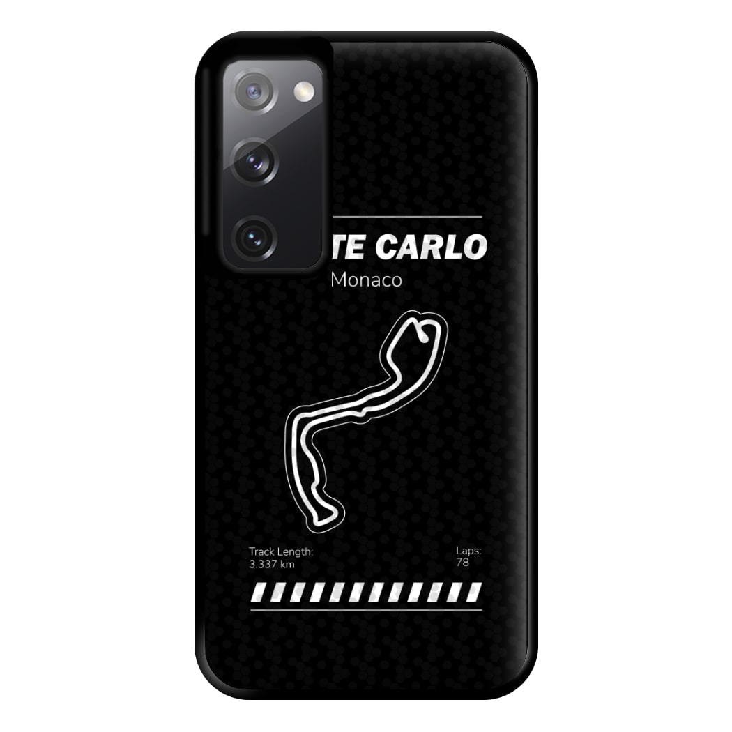 Monte Carlo Circuit Phone Case for Galaxy S20FE