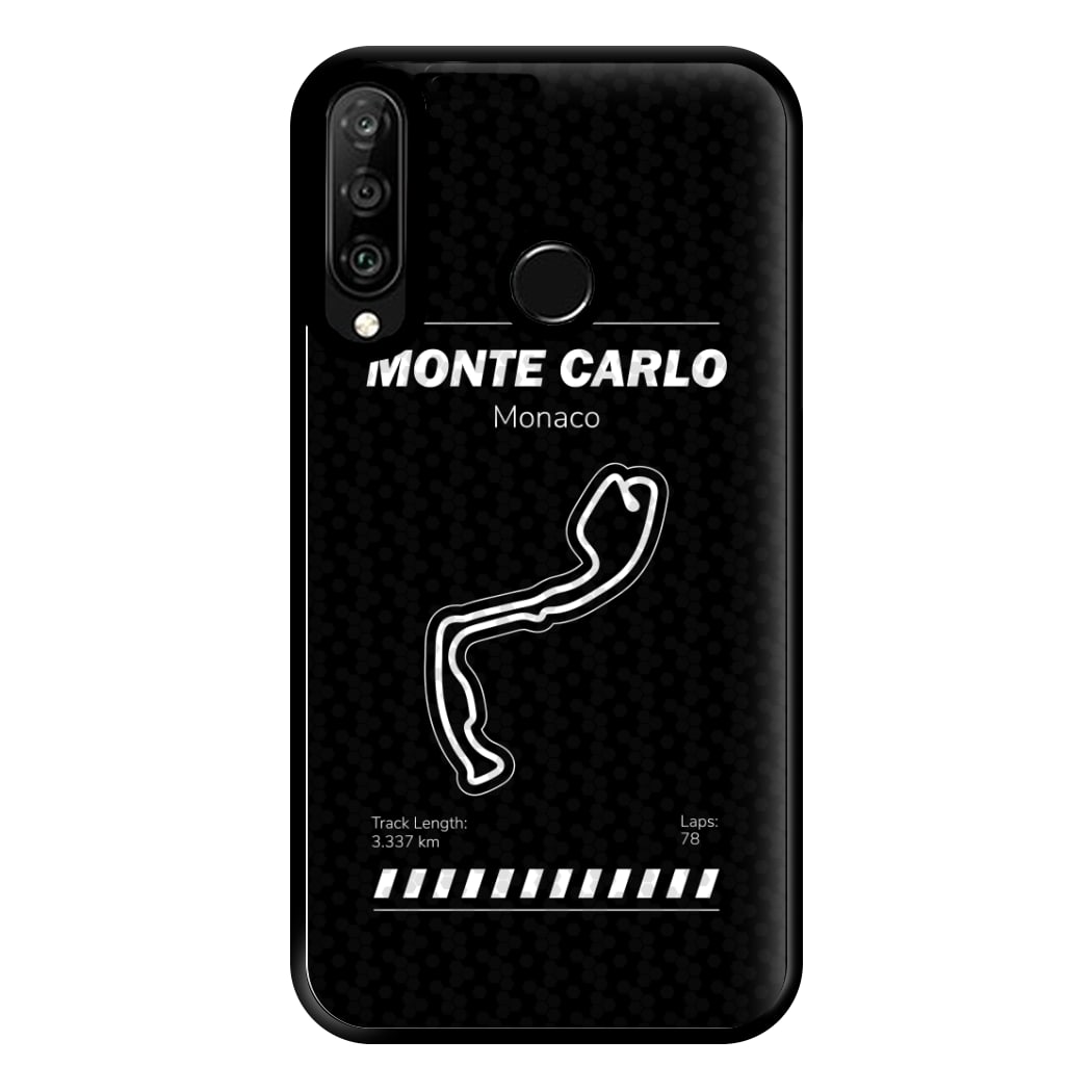 Monte Carlo Circuit Phone Case for Huawei P30 Lite