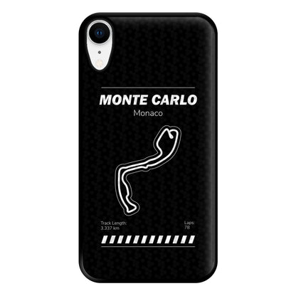 Monte Carlo Circuit Phone Case for iPhone XR