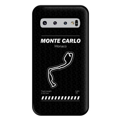 Monte Carlo Circuit Phone Case for Galaxy S10 Plus