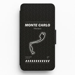 Monte Carlo Circuit Flip / Wallet Phone Case