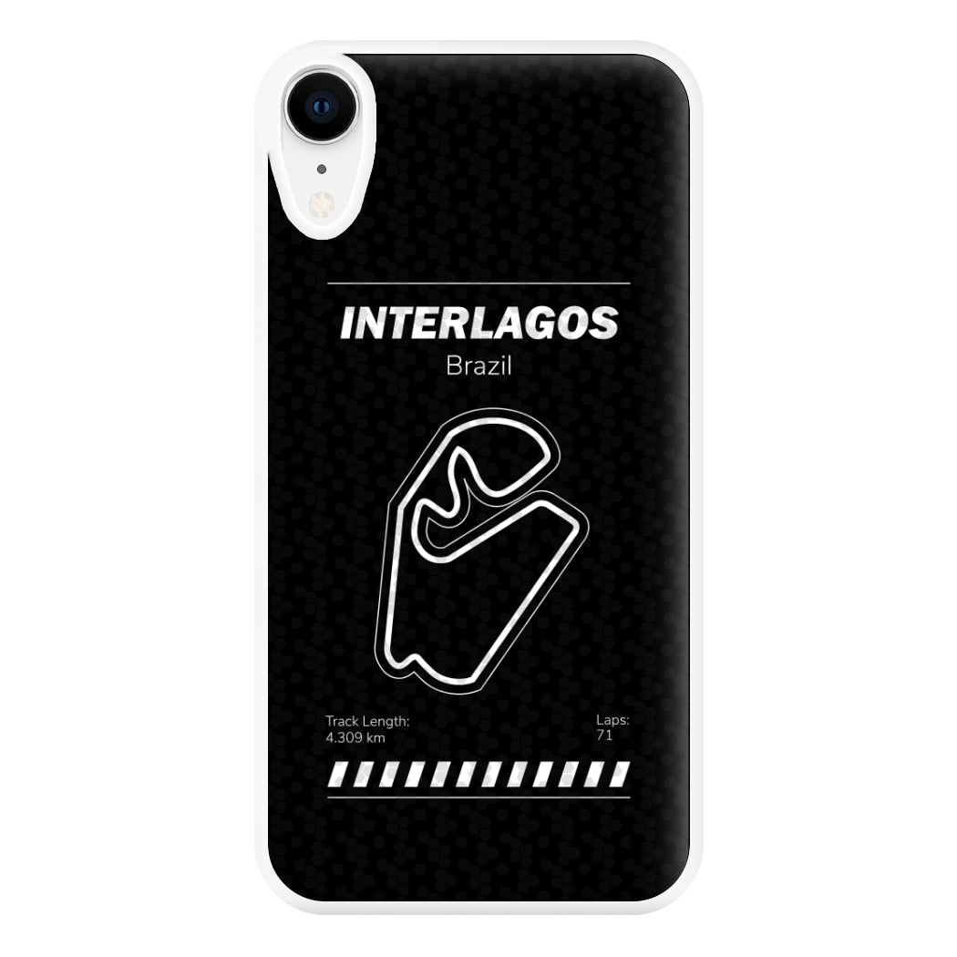 Interlagos Circuit Phone Case for iPhone XR