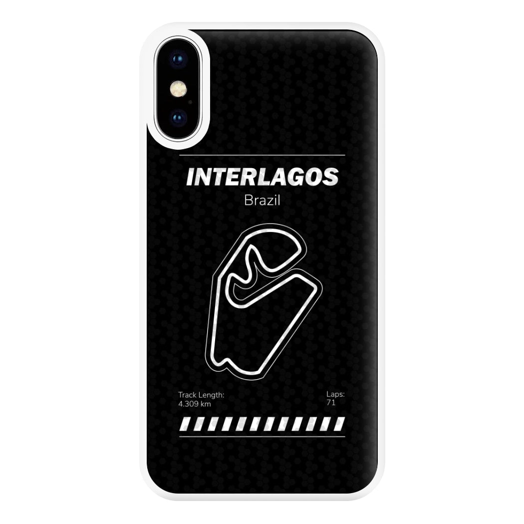 Interlagos Circuit Phone Case for iPhone XS Max