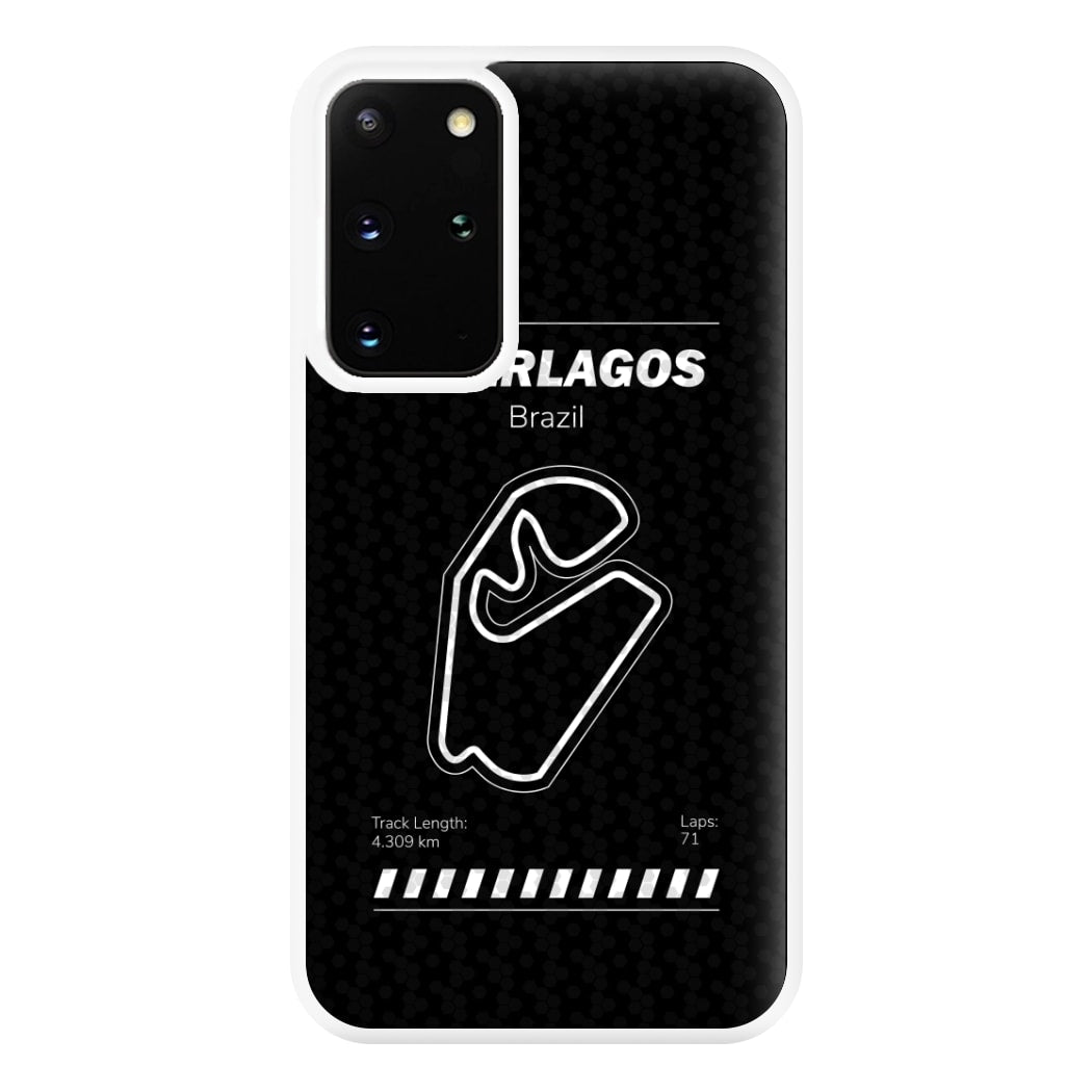 Interlagos Circuit Phone Case for Galaxy S20 Plus